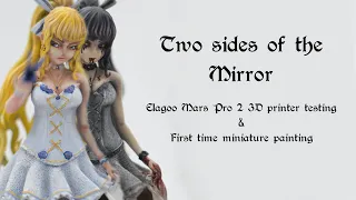 Collaboration with Elegoo - painting my very first resin figurine! Twice!