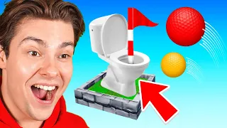 Land In De WC Voor Een Hole In One!