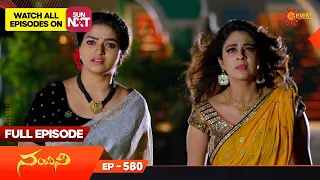 Nandhini - Episode 580 | Digital Re-release | Gemini TV Serial | Telugu Serial