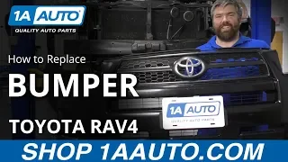 How to Remove & Reinstall Front Bumper 05-16 Toyota RAV4
