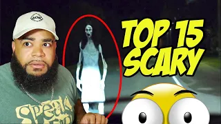 Top 15 Scary Videos That Made Me Panic - REACTION