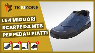 Le 4 migliori scarpe da mountain bike per pedali piatti