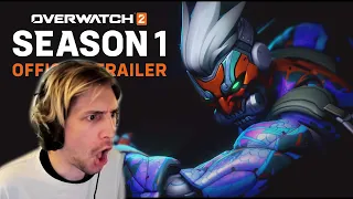 xQc Reacts to Overwatch 2 Trailer & Kiriko NEW Hero Reveal