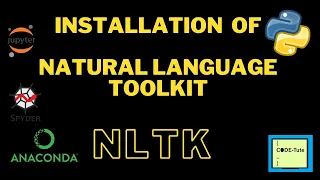 How to install NLTK in anaconda for windows| Natural language toolkit