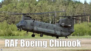 RAF Chinook Heavy Chopper Takeoff - Turku 2023 Thursday Practise