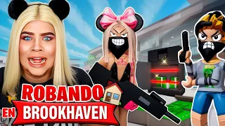 ROBANDO CASAS TURBIAS en BROOKHAVEN con @el_ternure 😱 Roblox | Mia Plumones