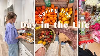 Day in the Life | healthy grocery haul, what I eat, + fertility health update, + baking ✨