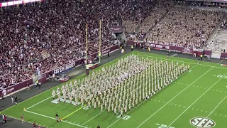 Amazing Fightin' Texas Aggie Marching Band Halftime Drill Mississippi State Game 2021