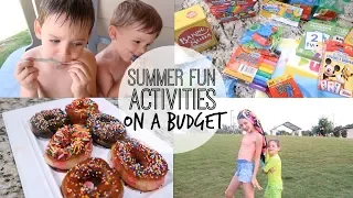 SUMMER ACTIVITIES FOR KIDS ON A BUDGET | DOLLAR TREE | BOREDOM BUSTERS