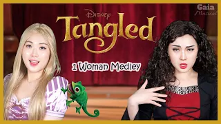 “TANGLED MEDLEY” (One Woman Cover) I LOVE DISNEY♥