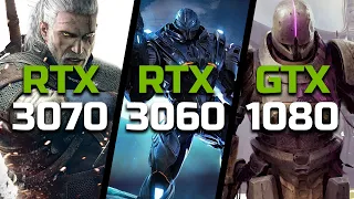 RTX 3070 vs RTX 3060 vs GTX 1080 - Test in 9 Games