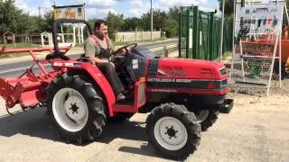 Mitsubishi MT246D Japanese compact tractor at the Kelet-Agro
