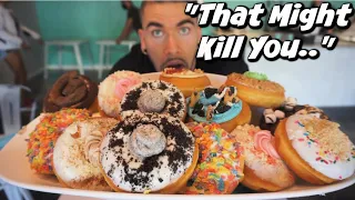 DEATHLY 8LB DONUT CHALLENGE In Atlanta! | 10,000 Calorie Donut Cheat Meal | Man Vs Food