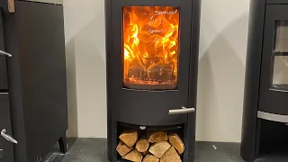 TERMATECH TT20 STREAMLINE R Free Standing Cylinder Wood Burning Stove - Low Dtc - Natural Heating