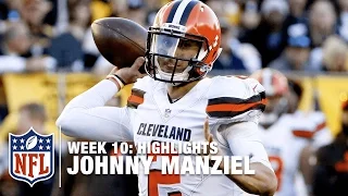 Johnny Manziel Highlights (Week 10) | Browns vs. Steelers | NFL