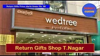 Return Gift Shop T.Nagar - Wedtree