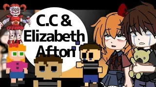 Past Aftons React to future || 1 & 2/4 || Elizabeth & C.C Afton