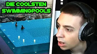 ClashGames REAGIERT auf die 10 COOLSTEN SWIMMINGPOOLS der WELT! 😍 | ClashGames Reaktion