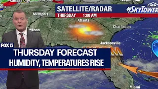 Tampa weather | Thursday morning forecast