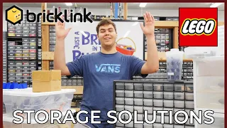 WHAT DO WE USE FOR STORAGE? | Best Storage Solutions for a BrickLink/BrickOwl Store