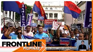 Mga tsuper at operator, nag-rally sa harap ng SC; TRO vs. PUV modernization, ipinanawagan