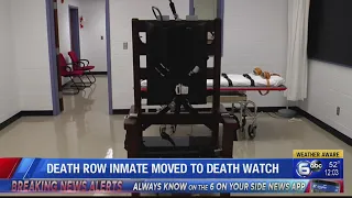 Tennessee inmate moved to death watch ahead of scheduled execution