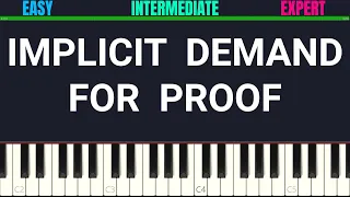 Twenty One Pilots - Implicit Demand For Proof | 3-LEVELS Piano Tutorial