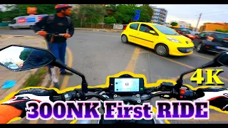 CFMOTO 300NK FIRST RIDE from dealer + ACCIDENT