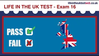 🇬🇧 Life in the UK Test 2023 - Exam 16 - British Citizenship practice tests 🇬🇧