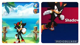 Shadow sonic dash vs shadow sonic boom gameplay