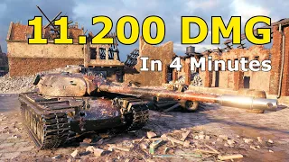 World of Tanks T110E5 - 11.200 Damage In 4 Minutes