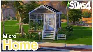 Micro Home, Only 32 Tiles || The Sims 4 Speed Build