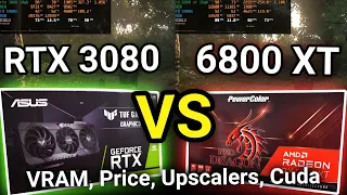 RTX 3080 vs RX 6800 XT!  |  Same FAST Performance. Is Nvidia or AMD Better??