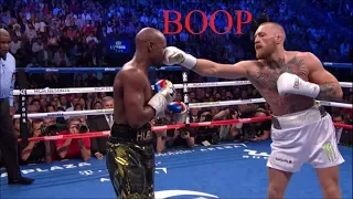 Mayweather vs McGregor Nose Touch HIGHLIGHT of the fight