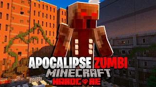 SOBREVIVI 100 DIAS EM UM APOCALIPSE ZUMBI EM UMA SIMULAÇÃO NO MINECRAFT HARDCORE