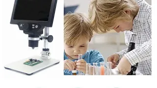 MUSTOOL G1200 Digital Microscope 12MP 7 Inch Large Color Screen Large Base LCD Display 1-1200X Conti
