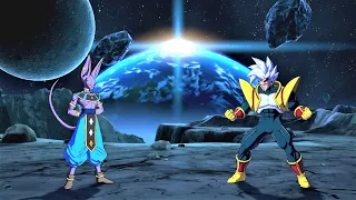 Beerus & Goku Black vs Super Baby 2 & Kefla (Hardest AI) - Dragon Ball FighterZ