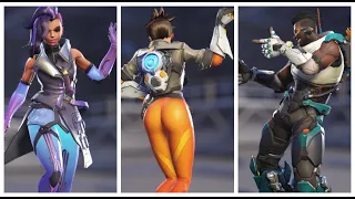 Overwatch 2: Heroes Dancing Emotes