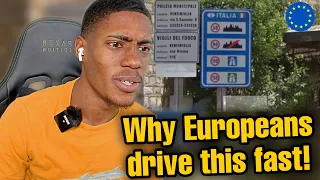 Europe Driving Differences Compared to American || FOREIGN REACTS