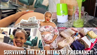 HOW DID THINGS GET THIS CRAZY??? SURVIVING THE LAST FEW WEEKS OF PREGNANCY + NESTING etc  | VLOG