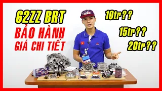 Độ 62zz có bảo hành? Giá chi tiết có gì?