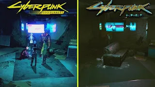 Cyberpunk Edgerunners vs Cyberpunk 2077 - Episode 5 Locations Comparison