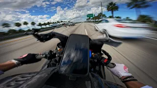 TWO YAMAHA R6'S RIP UP INTERSTATE