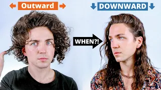 When Does Hair Grow DOWN Instead of OUT?!?! - Mens Hair Growth Problems