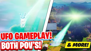 First Fortnite UFO Abduction GAMEPLAY! (OUT NOW!)