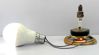 Experiment Free Energy Generator With Speaker Magnet 100% For New Ideas 2024