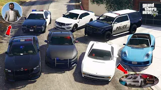 Stealing GTA 6 Confirmed Police Vehicles with Franklin in GTA V! | (GTA V roleplay)