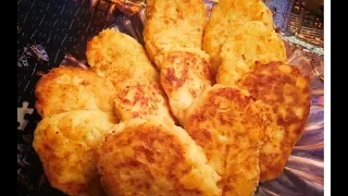 Картофельные котлеты  с сыром.Сытные,вкусные,нежные....