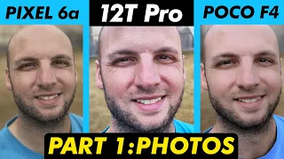 Xiaomi 12T Pro Camera Test Part 1 (Poco F4 VS Google Pixel 6a VS iPhone VS Galaxy S22 Ultra)