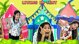 24 hrs Living In a Tent | टेंट में आखिरी तक रहने वाला जीत जाएगा | TENT WAR I Fun Challenge